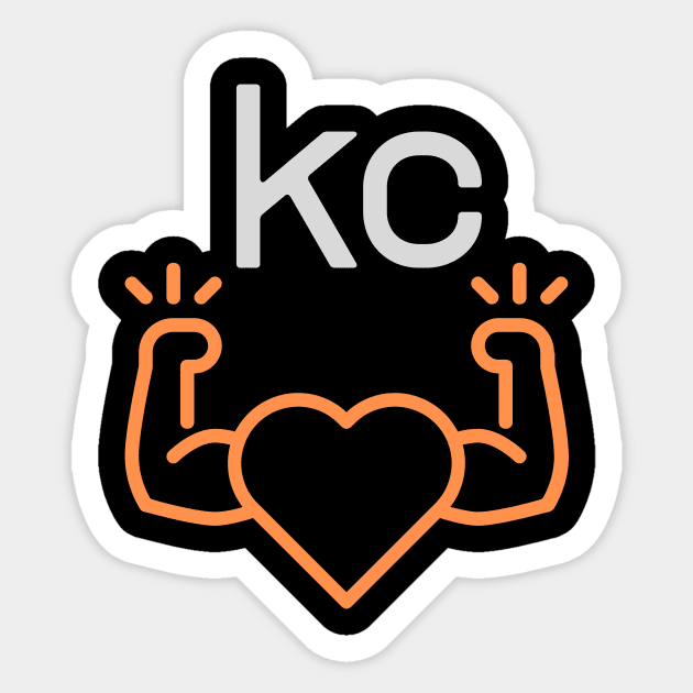 kansas city strong Sticker by Vitarisa Tees